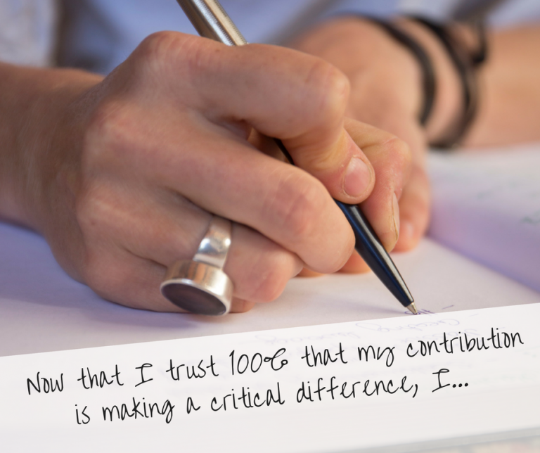 Now that I trust 100 that my contribution is critical I... 768x644