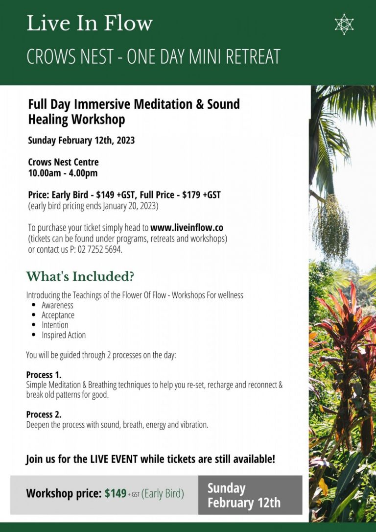 Workshops Flyer Crows Nest 768x1086