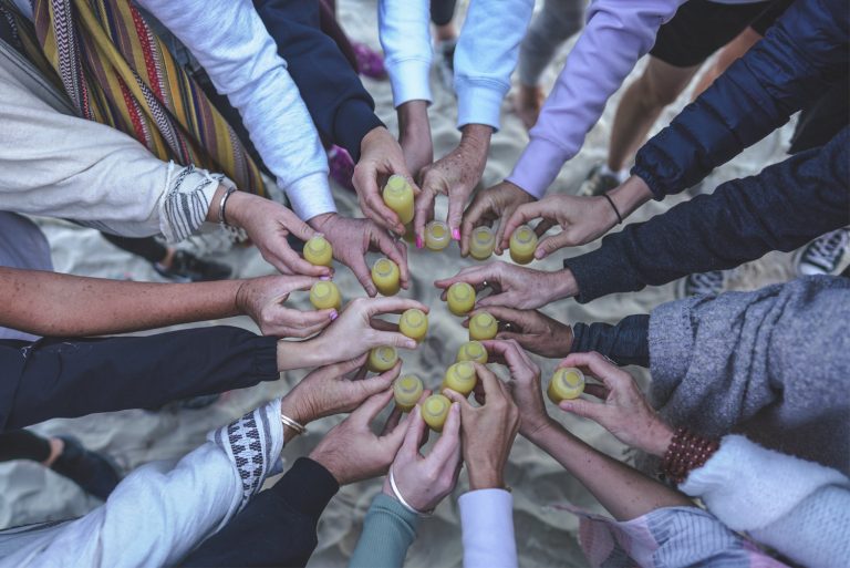 Juice shots at beach 768x513