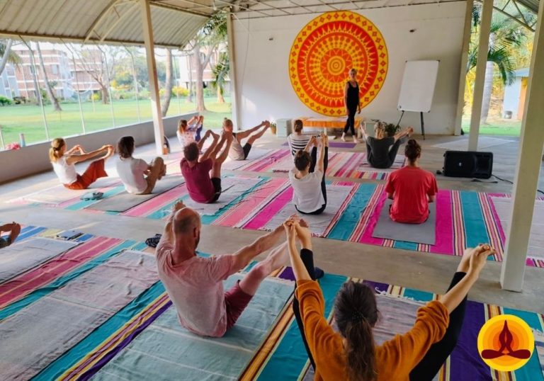 21 Day Pancha Kosha Detoxification Retreat with Yoga in Mysore KarnatakaIndia asana practice 768x538