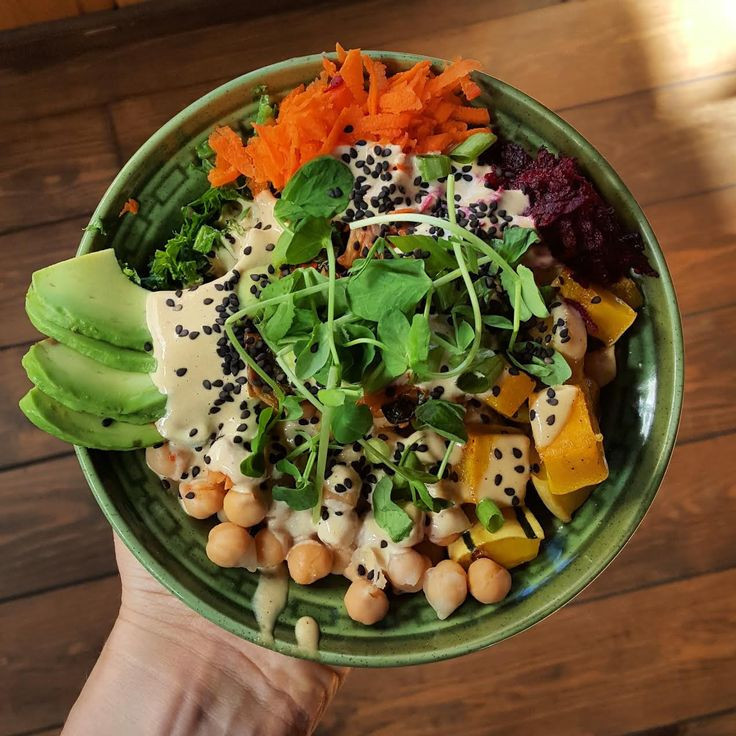 Buddha Bowls with Tahini Dressing — Amy Longard   Plant Based Nutrition Culinary Wellness Consulting copy